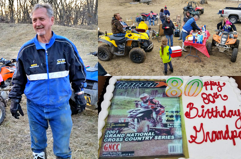 Jake Stratton ATV Racer 80th Birthday Party